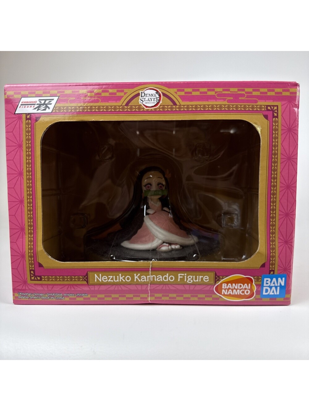 Bandai Ichibansho Nezuko Kamado Figure 2.6in Demon Slayer Became Smaller Statue
